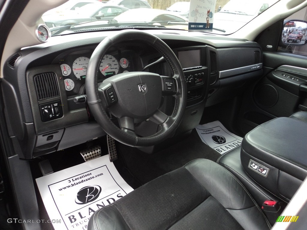 Dark Slate Gray Interior 2005 Dodge Ram 1500 SRT-10 Quad Cab Photo #119006877