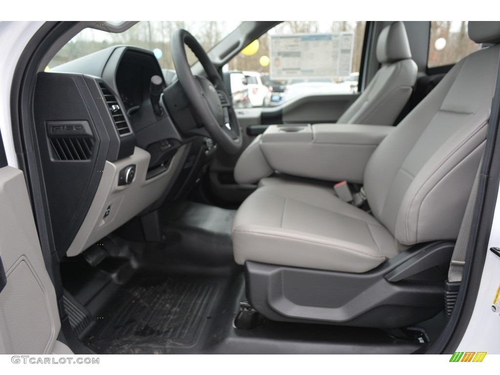 2017 F150 XL Regular Cab - Oxford White / Earth Gray photo #8