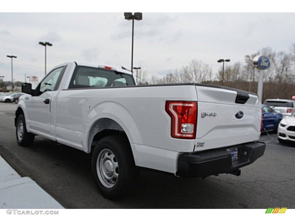 2017 F150 XL Regular Cab - Oxford White / Earth Gray photo #14