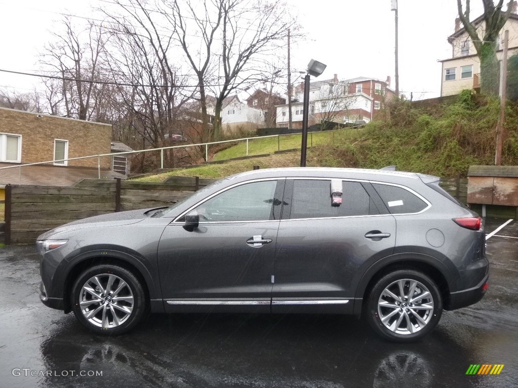Machine Gray Metallic 2017 Mazda CX-9 Signature AWD Exterior Photo #119007357