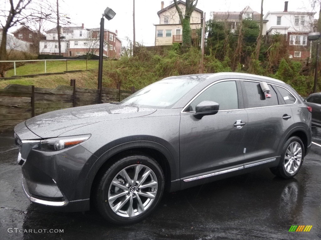 Machine Gray Metallic 2017 Mazda CX-9 Signature AWD Exterior Photo #119007372