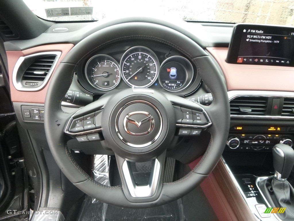 2017 Mazda CX-9 Signature AWD Signature Auburn Steering Wheel Photo #119007552