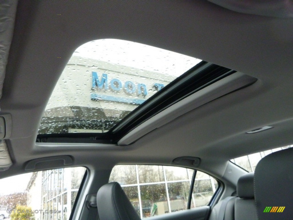 2017 Accord Hybrid EX-L Sedan - Vortex Blue Pearl / Black photo #12