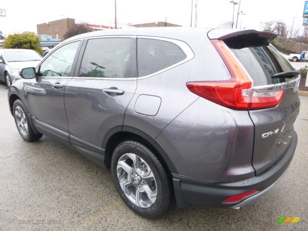 2017 CR-V EX-L AWD - Gunmetal Metallic / Gray photo #2