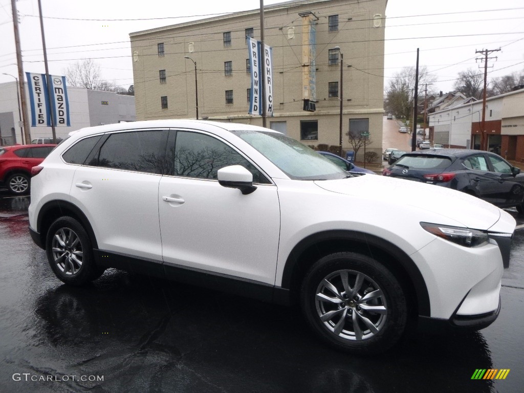 2017 CX-9 Touring AWD - Snowflake White Pearl Mica / Black photo #1