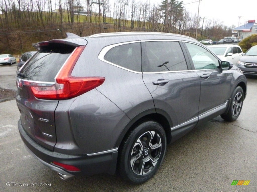 2017 CR-V Touring AWD - Gunmetal Metallic / Gray photo #4