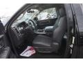 2017 Ram 1500 Black Interior Front Seat Photo