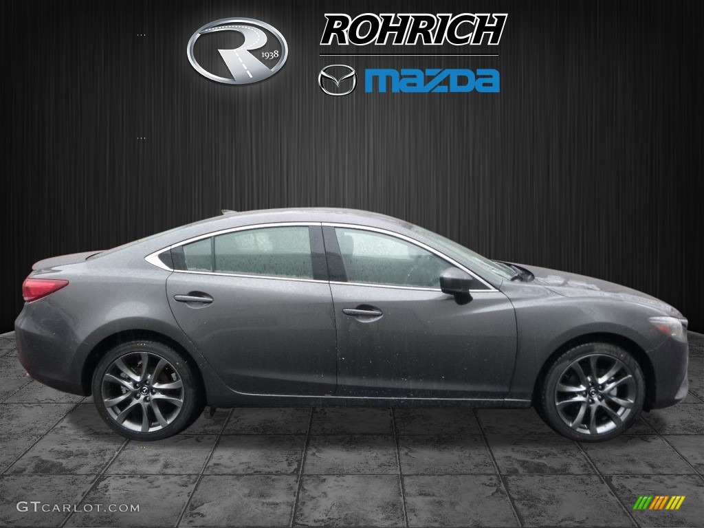 2017 Mazda6 Grand Touring - Machine Gray Metallic / Black photo #2