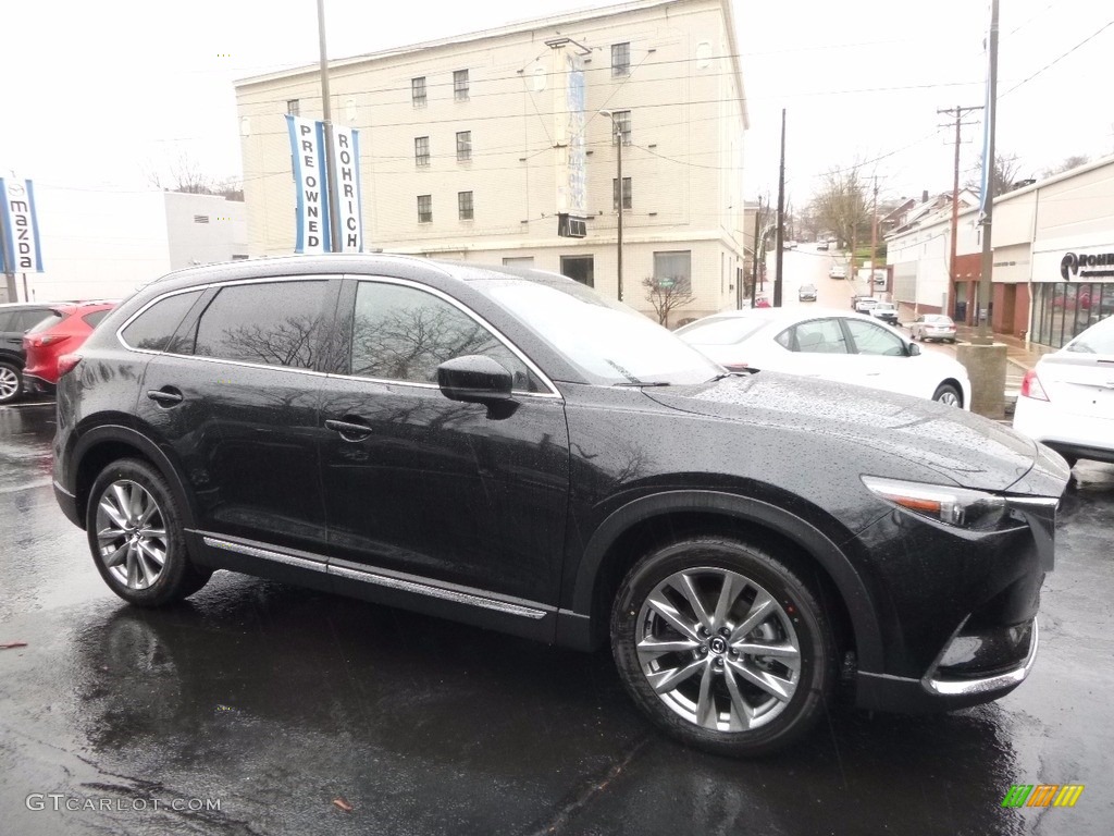 2017 CX-9 Signature AWD - Jet Black Mica / Signature Auburn photo #1