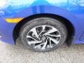 2017 Aegean Blue Metallic Honda Civic LX Coupe  photo #7