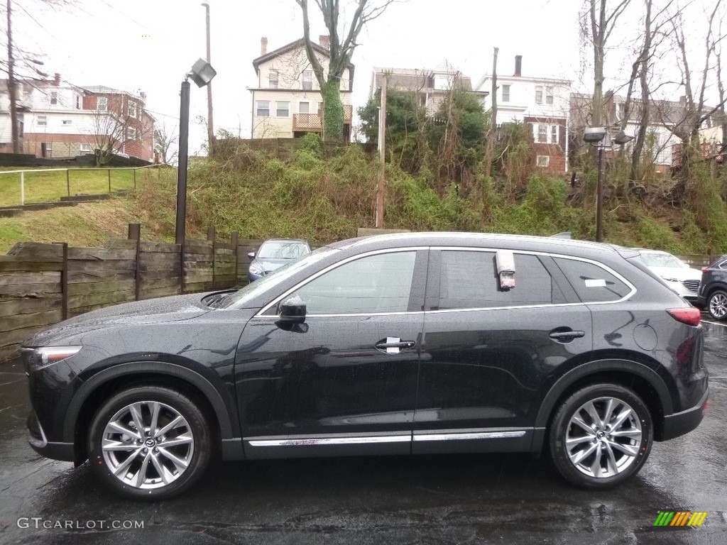 2017 CX-9 Signature AWD - Jet Black Mica / Signature Auburn photo #3