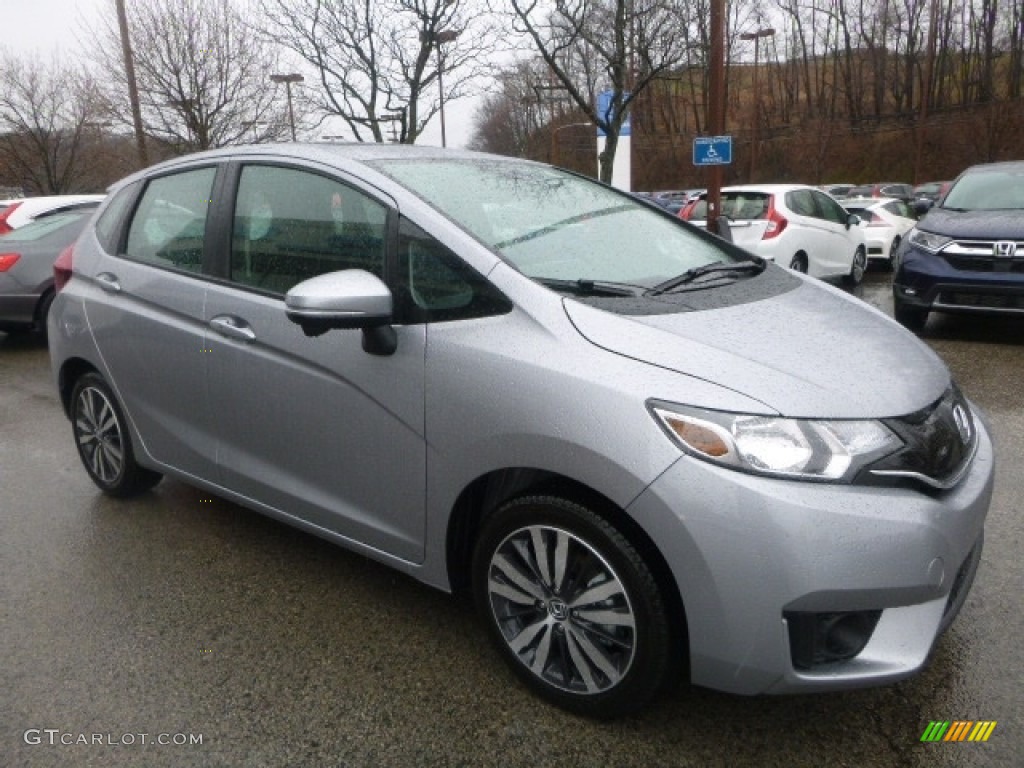 Lunar Silver Pearl 2017 Honda Fit EX Exterior Photo #119009610