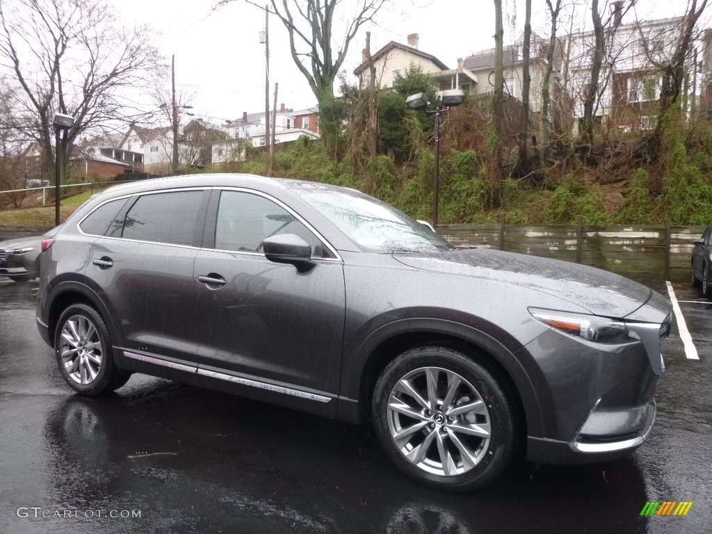 2017 CX-9 Signature AWD - Machine Gray Metallic / Signature Auburn photo #1