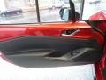 2017 Mazda MX-5 Miata RF Black/Red Stitching Interior Door Panel Photo