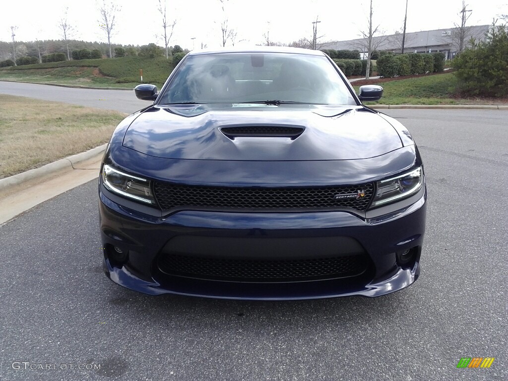 2017 Charger R/T Scat Pack - Contusion Blue / Black photo #3