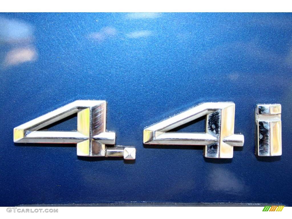 2000 X5 4.4i - Topaz Blue Metallic / Sand Beige photo #31