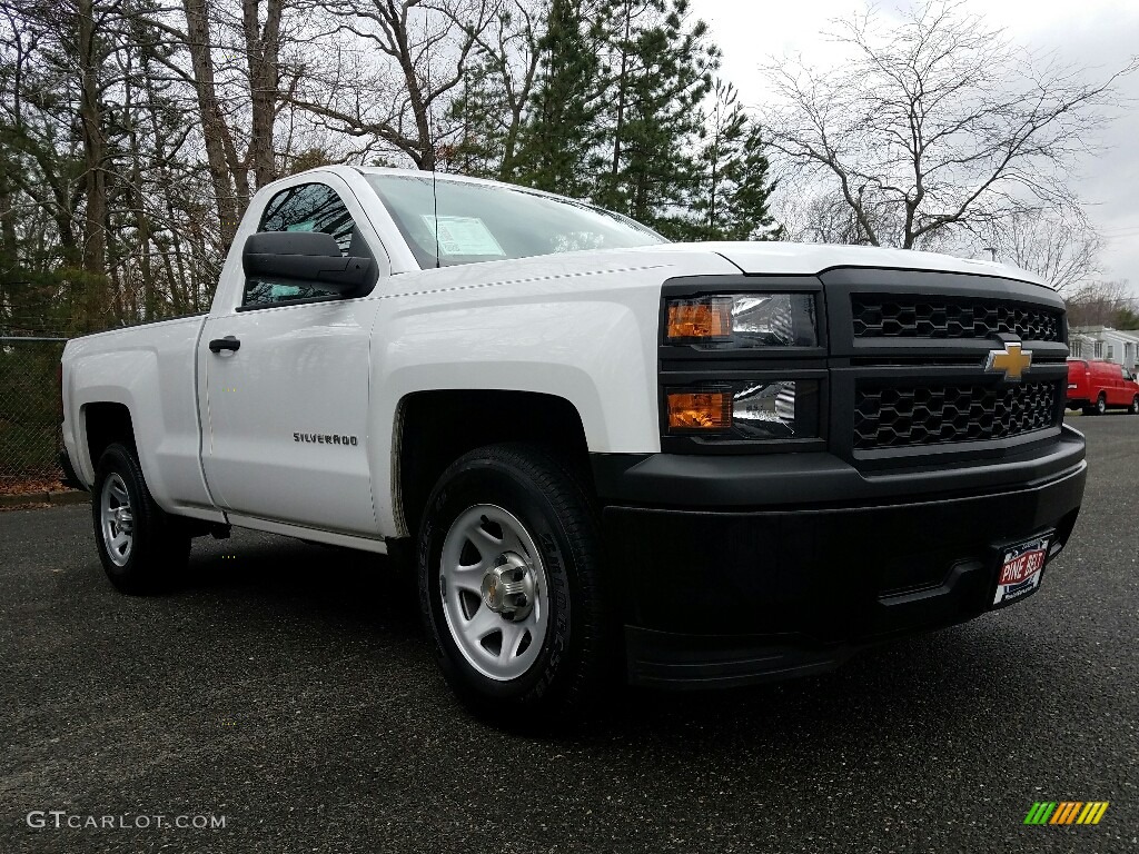 2014 Silverado 1500 WT Regular Cab - Summit White / Jet Black/Dark Ash photo #1