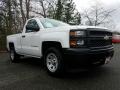 2014 Summit White Chevrolet Silverado 1500 WT Regular Cab  photo #1