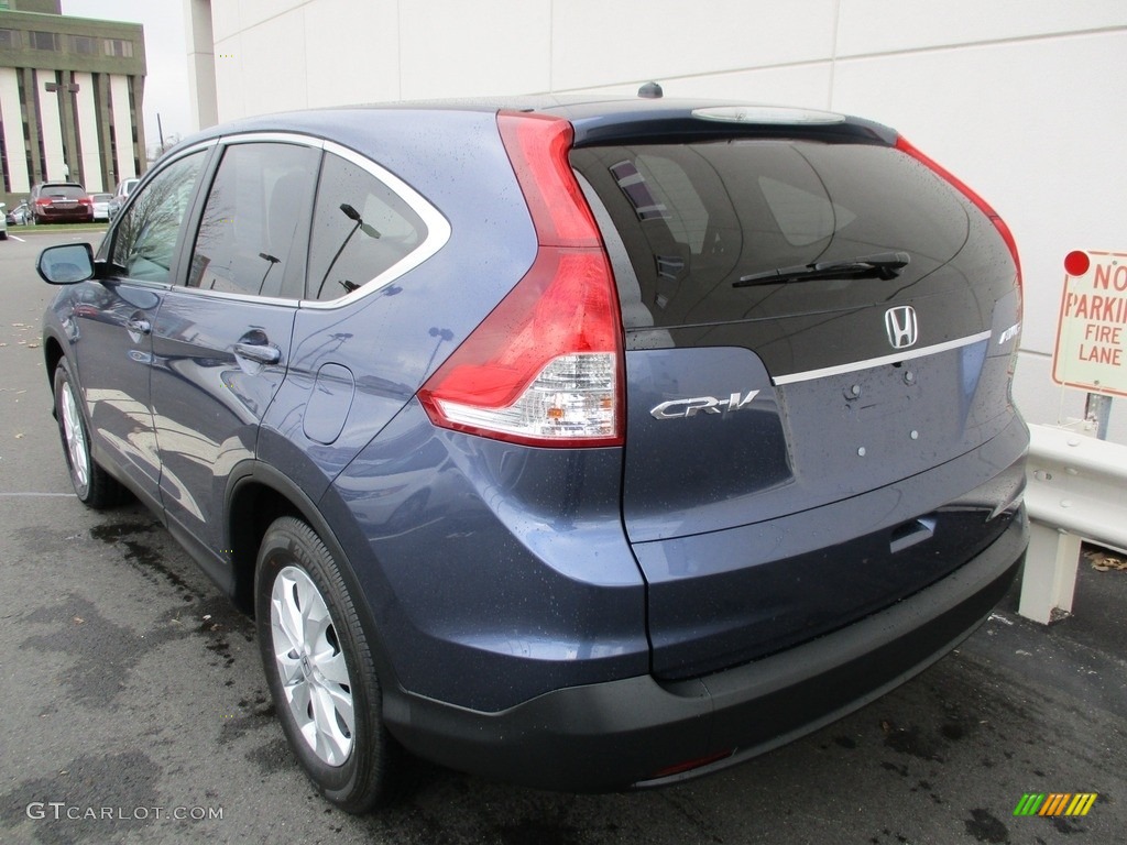 2014 CR-V EX AWD - Twilight Blue Metallic / Gray photo #4