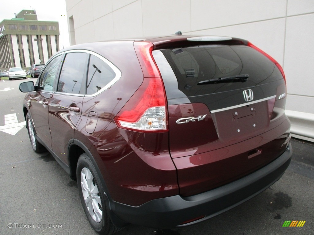 2014 CR-V EX AWD - Basque Red Pearl II / Gray photo #4