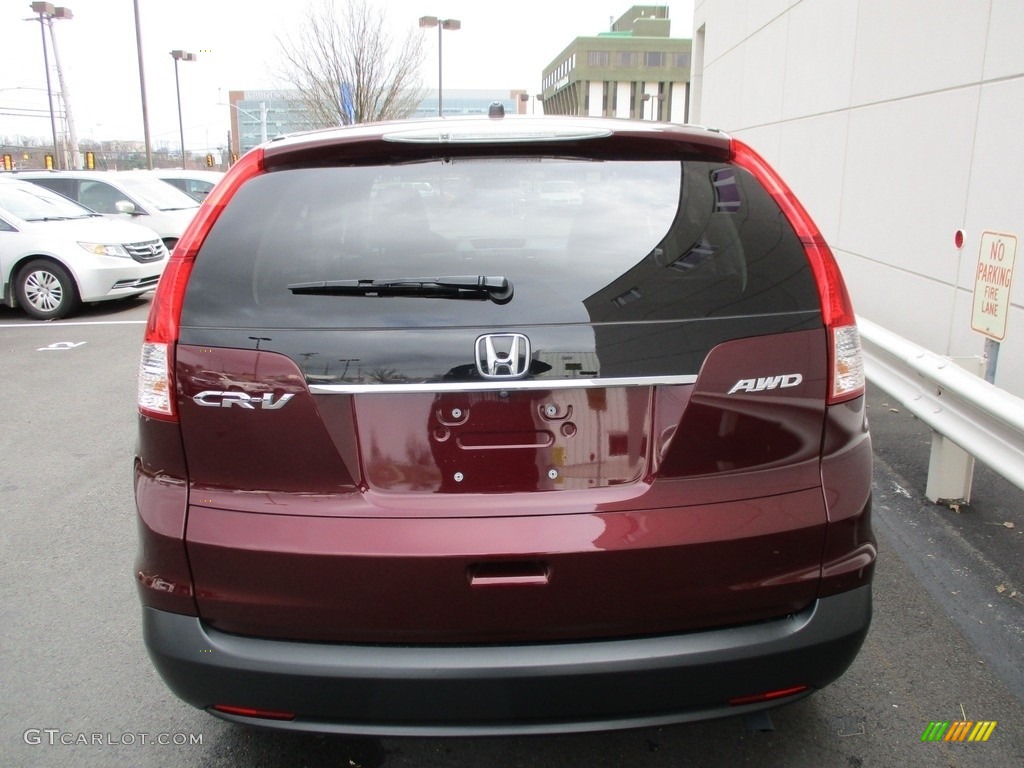 2014 CR-V EX AWD - Basque Red Pearl II / Gray photo #5