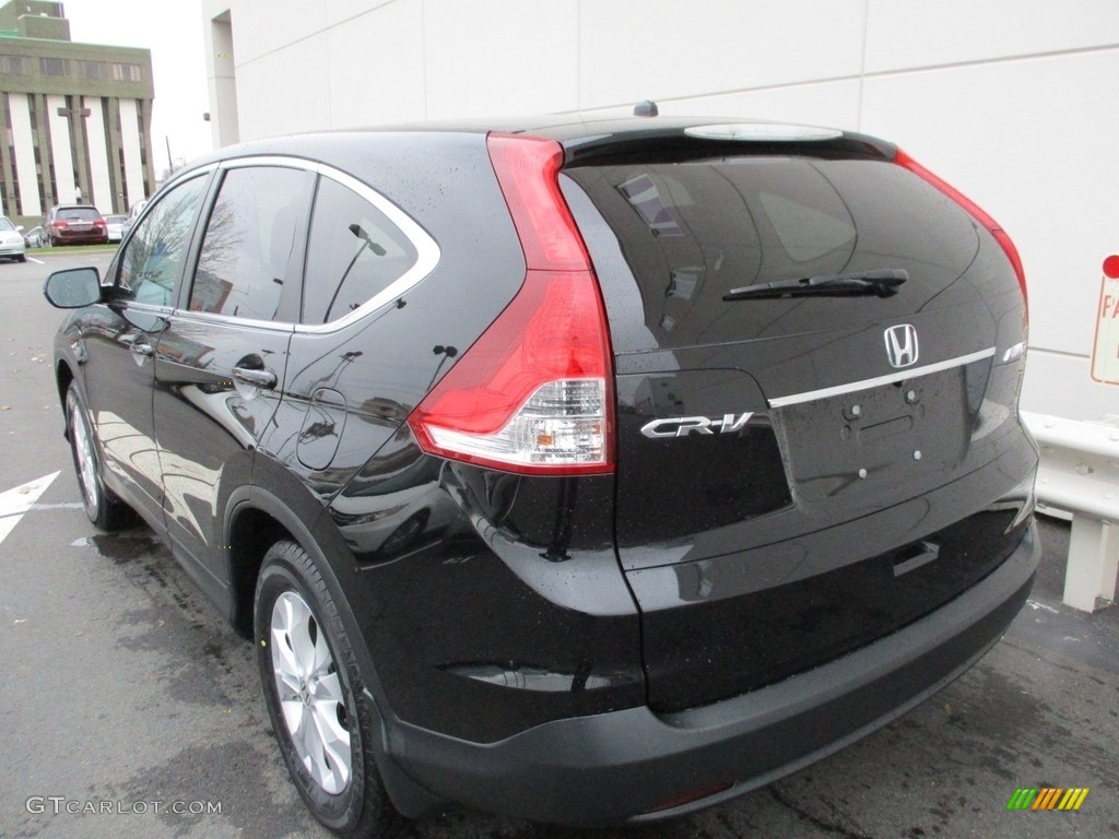 2014 CR-V EX AWD - Crystal Black Pearl / Black photo #4