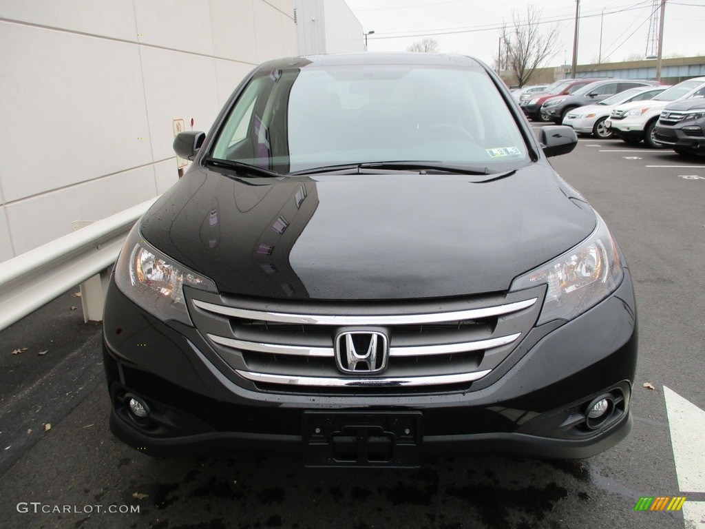 2014 CR-V EX AWD - Crystal Black Pearl / Black photo #8