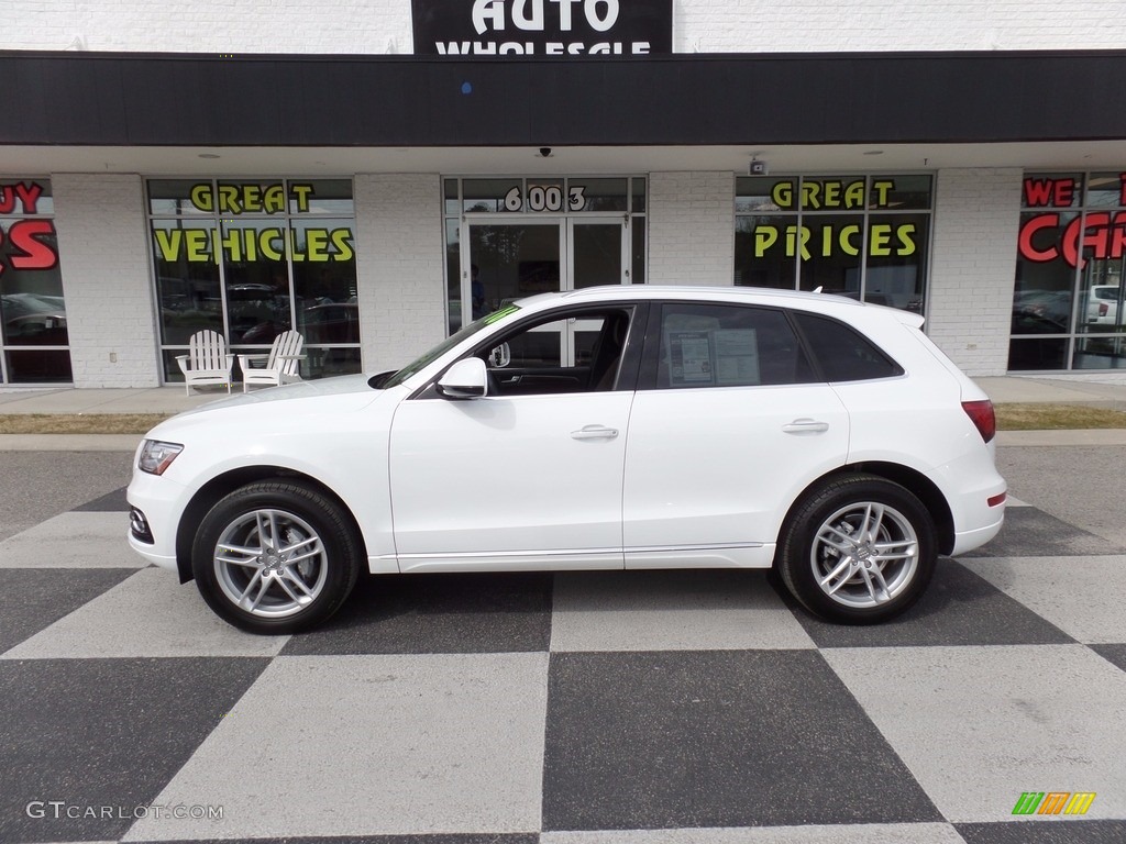 2016 Q5 2.0 TFSI Premium Plus quattro - Ibis White / Chestnut Brown photo #1