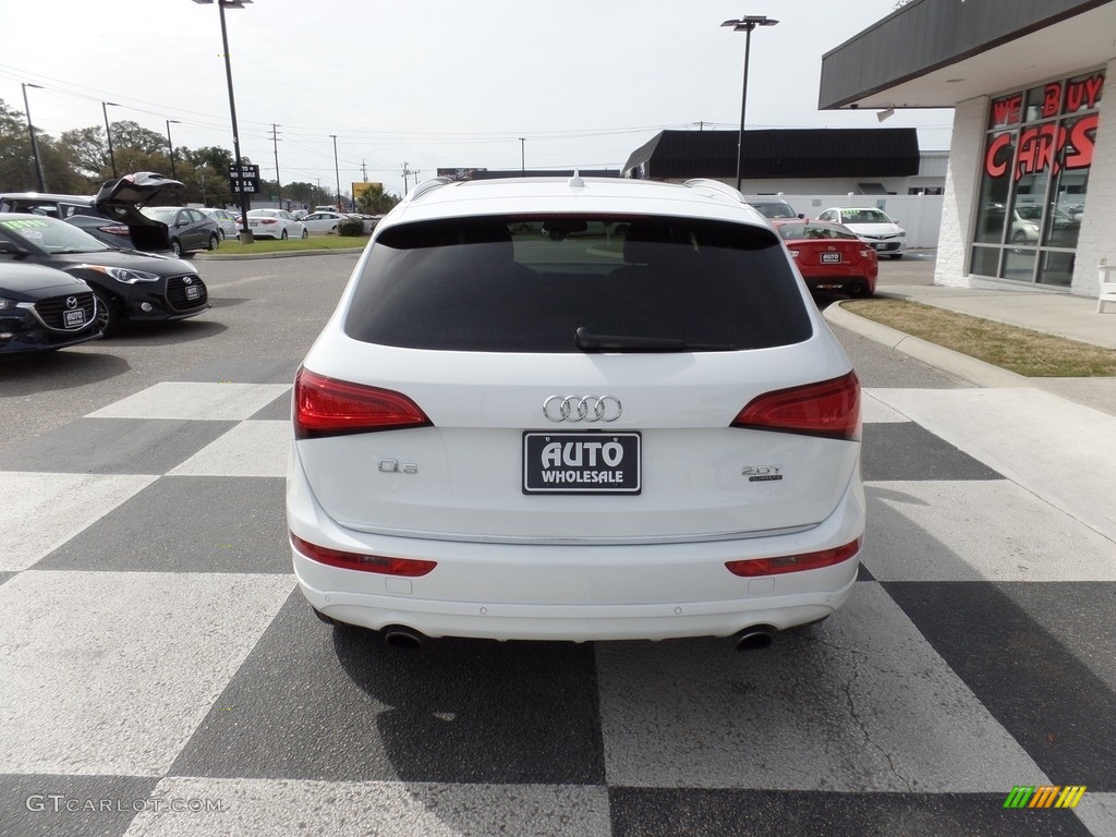 2016 Q5 2.0 TFSI Premium Plus quattro - Ibis White / Chestnut Brown photo #4