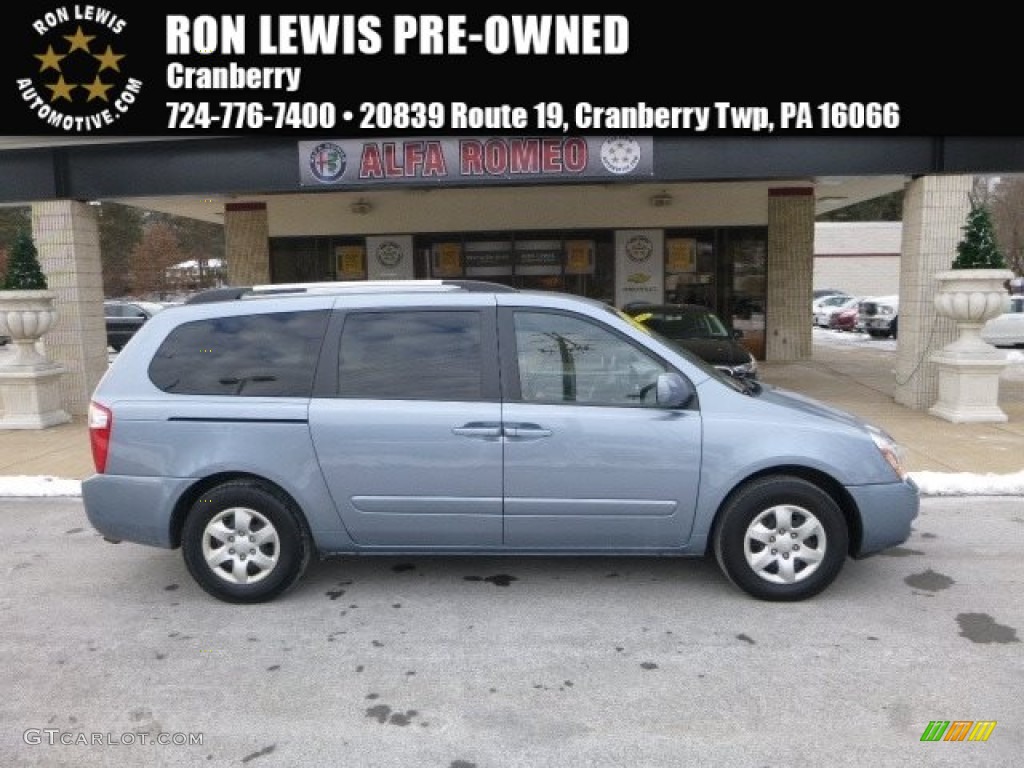 Glacier Blue Kia Sedona