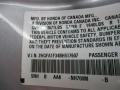 Alabaster Silver Metallic - Civic DX-VP Sedan Photo No. 19
