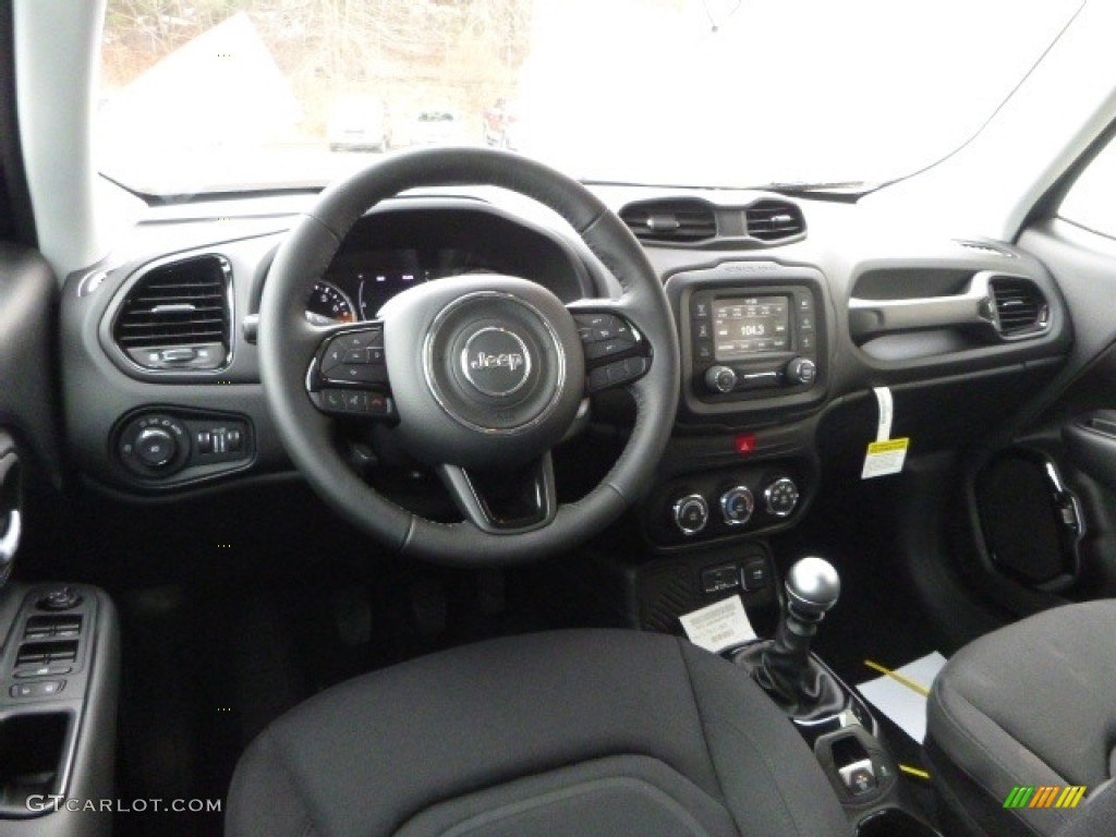 Black Interior 2017 Jeep Renegade Altitude Photo #119031789