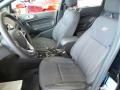 Charcoal Black 2017 Ford Fiesta ST Hatchback Interior Color