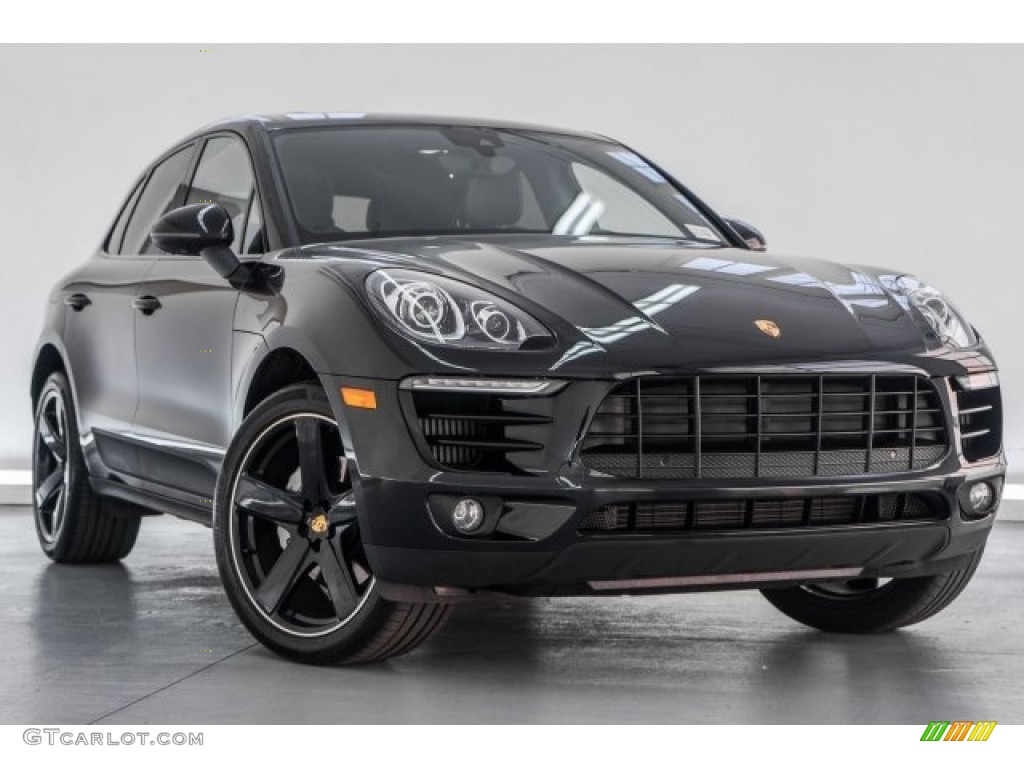 Black 2017 Porsche Macan S Exterior Photo #119032374