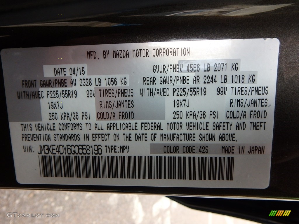 2016 CX-5 Grand Touring AWD - Titanium Flash Mica / Parchment photo #23