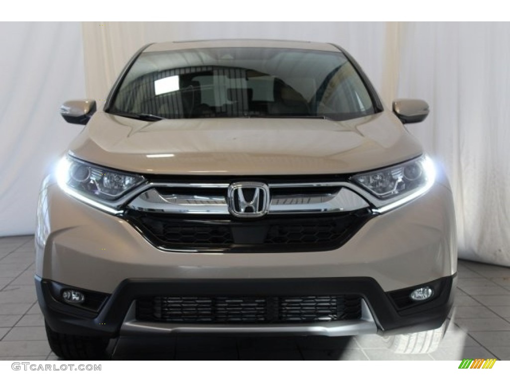 2017 CR-V EX AWD - Sandstorm Metallic / Ivory photo #4