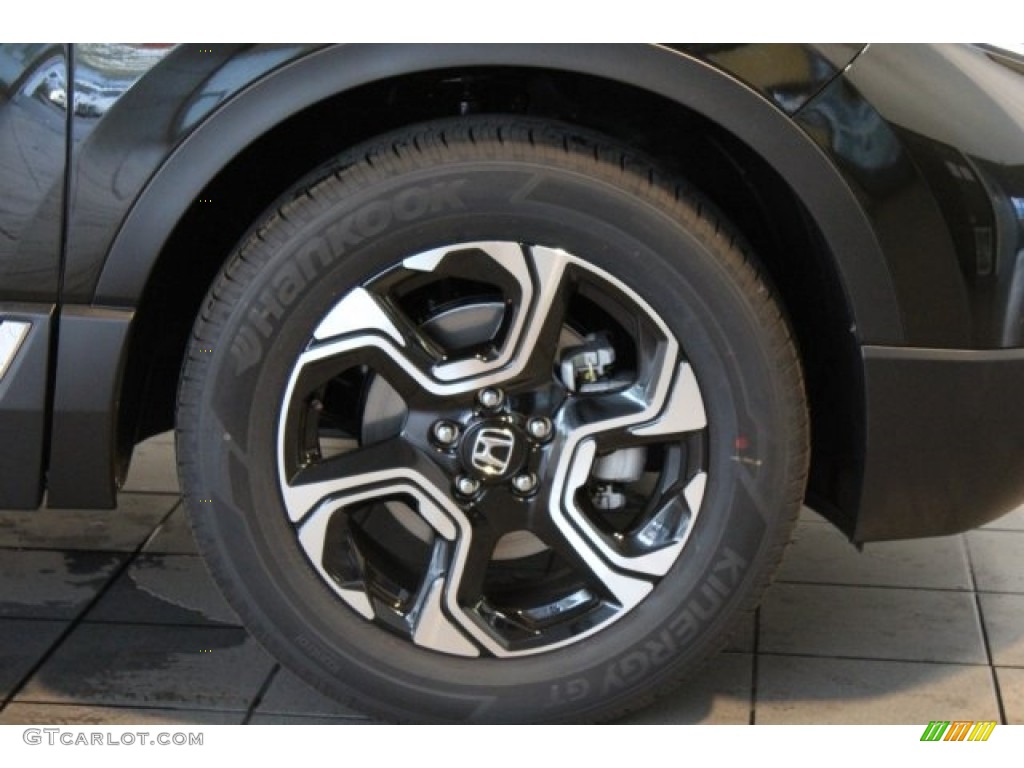 2017 CR-V Touring - Dark Olive Metallic / Black photo #2