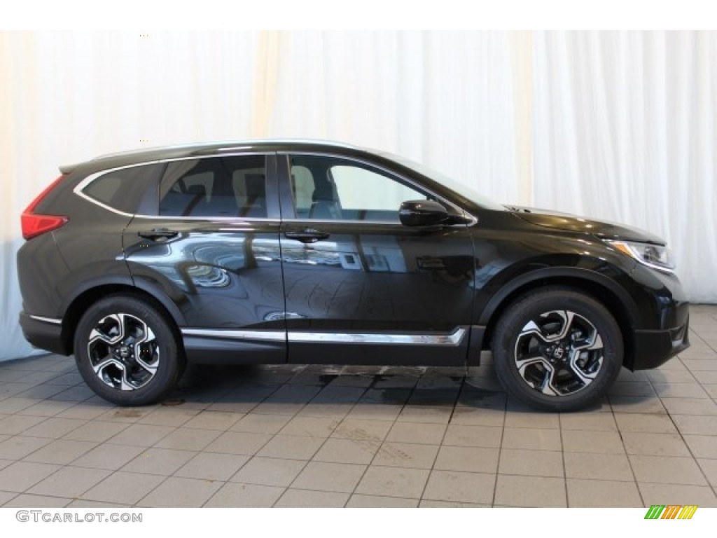 2017 CR-V Touring - Dark Olive Metallic / Black photo #3