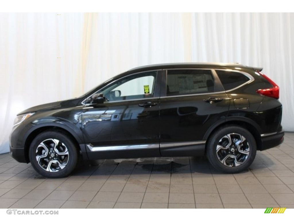 2017 CR-V Touring - Dark Olive Metallic / Black photo #5