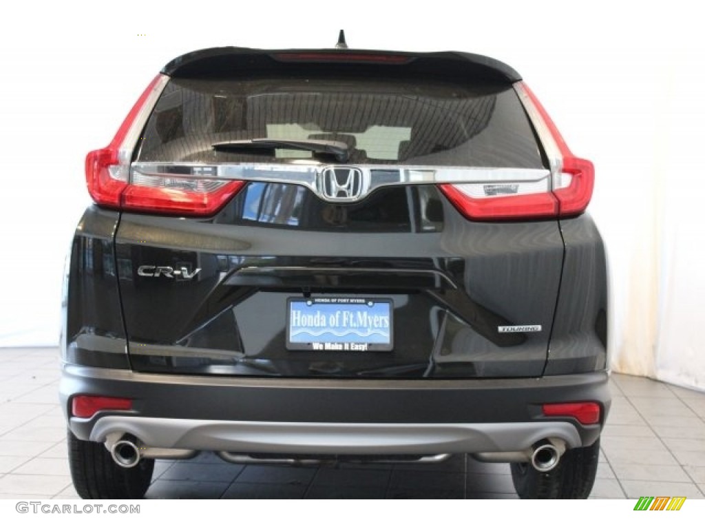 2017 CR-V Touring - Dark Olive Metallic / Black photo #6