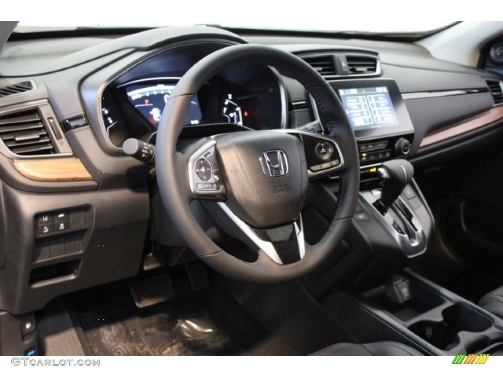 2017 CR-V Touring - Dark Olive Metallic / Black photo #12