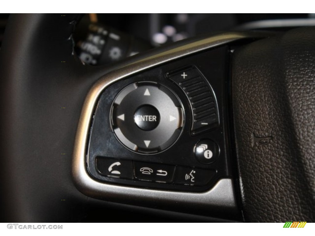 2017 CR-V Touring - Dark Olive Metallic / Black photo #14