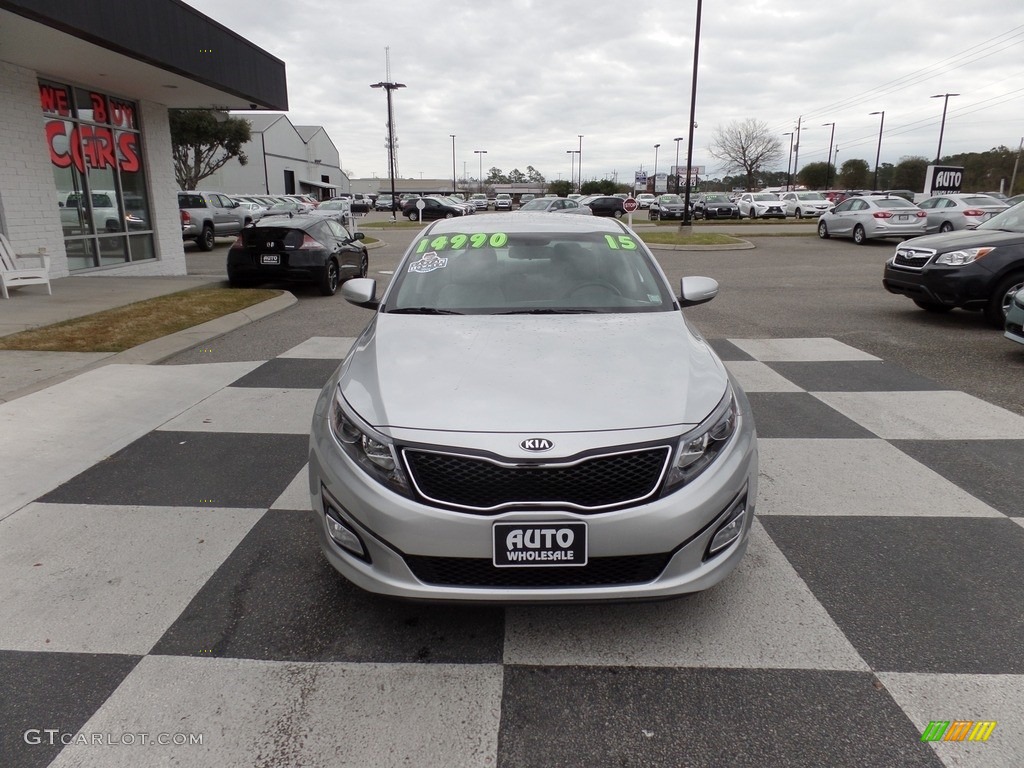 2015 Optima LX - Bright Silver / Gray photo #2