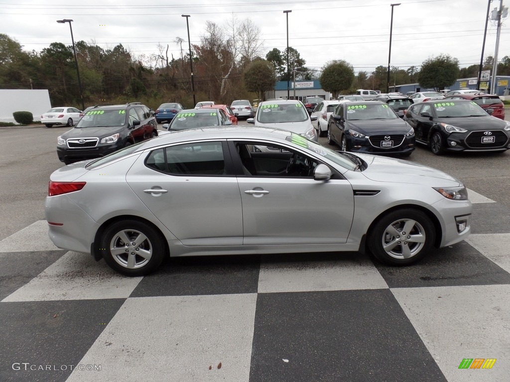 2015 Optima LX - Bright Silver / Gray photo #3