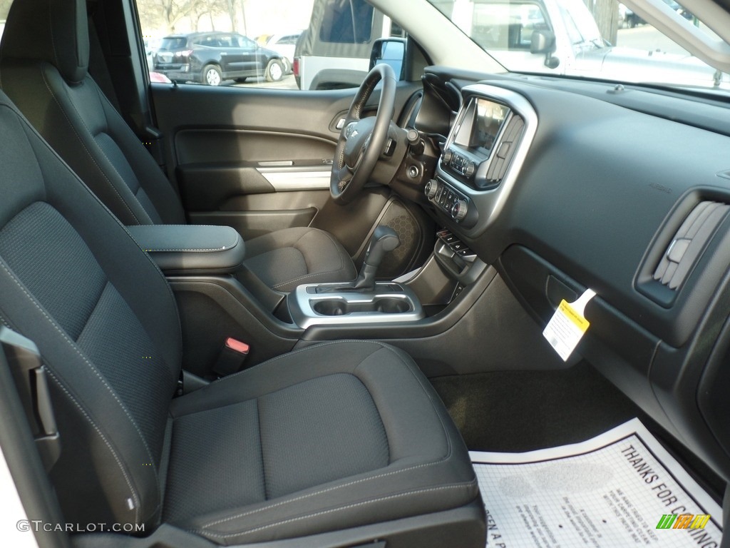Jet Black Interior 2017 Chevrolet Colorado LT Extended Cab 4x4 Photo #119036274