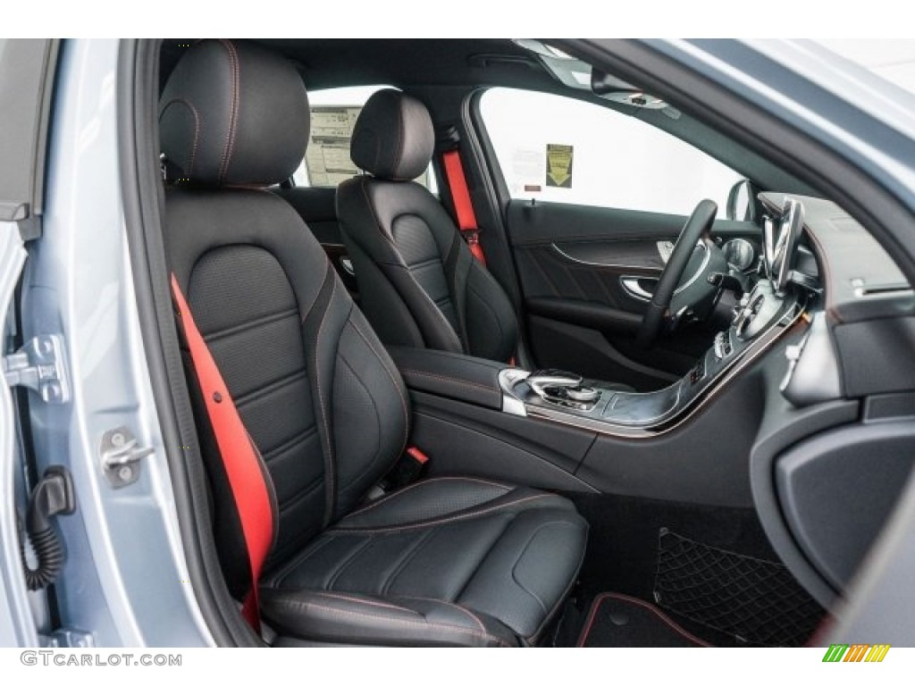 Black Interior 2017 Mercedes-Benz C 43 AMG 4Matic Sedan Photo #119036382