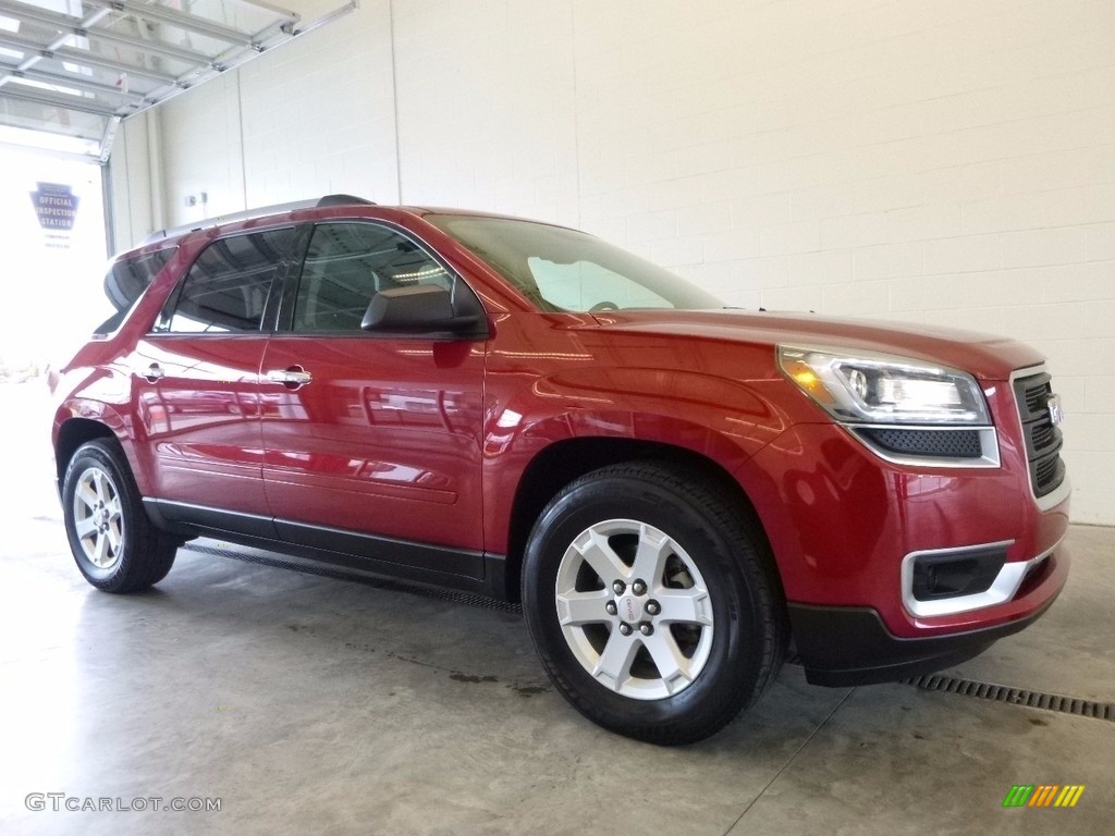 2014 Acadia SLE AWD - Crystal Red Tintcoat / Ebony photo #1