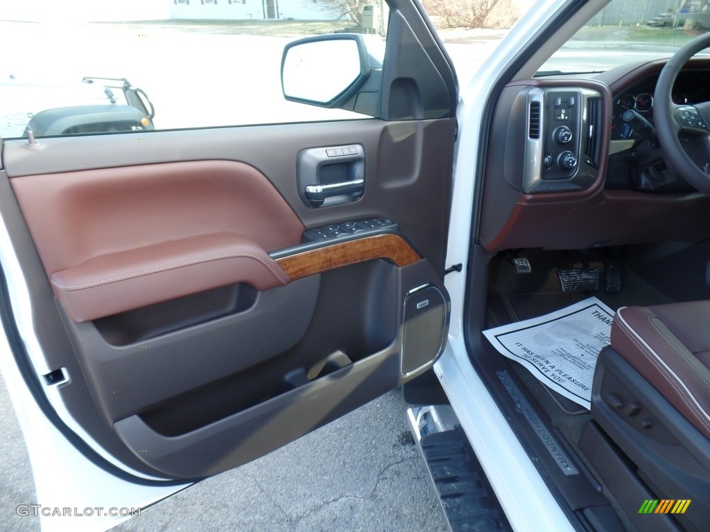 2017 Silverado 1500 High Country Crew Cab 4x4 - Iridescent Pearl Tricoat / High Country Saddle photo #15