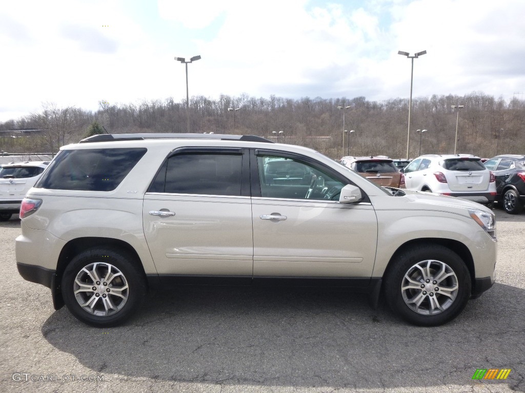 2014 Acadia SLT AWD - Champagne Silver Metallic / Ebony photo #5