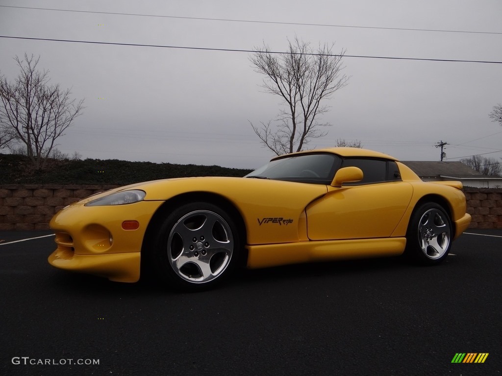 2001 Viper RT-10 - Viper Race Yellow / Black photo #2